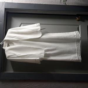 Maya Brooke White Knit Dress Sz 12